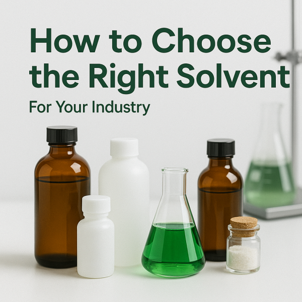 How to Choose the Right Solvent for Your Industry